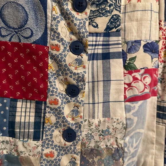 Patchwork Sleeveless vest one of a kind made from Carmel, CA - Picture 13 of 15